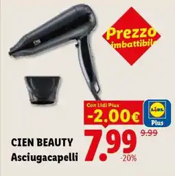 Lidl CIEN BEAUTY Asciugacapelli offerta