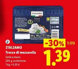 Lidl Italiamo Trecce di mozzarella offerta