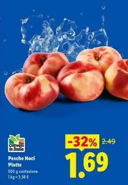 Lidl Pesche Noci Piatte offerta
