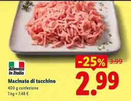 Lidl Macinato di tacchino offerta