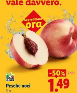 Lidl Pesche Noci offerta