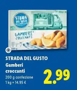Lidl Strada del Gusto Gamberi croccanti offerta