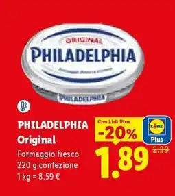 Lidl PHILADELPHIA original offerta