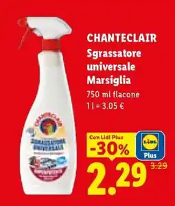 Lidl Chanteclair Sgrassatore universale Marsiglia offerta