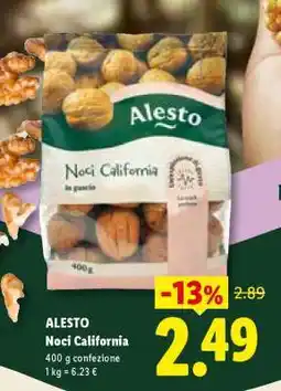 Lidl Alesto Noci california offerta