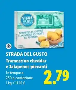 Lidl STRADA DEL GUSTO Tramezzino cheddar e Jalapeños piccanti offerta