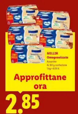 Lidl Mellin Omogeneizzato offerta