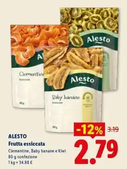 Lidl ALESTO Frutta essiccata offerta