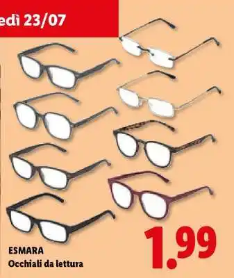 Lidl ESMARA Occhiali da lettura offerta