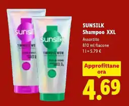 Lidl Sunsilk Shampoo XXL offerta