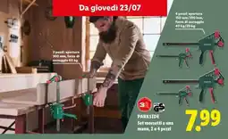 Lidl Parkside Set morsetti a una mano, 2 o 4 pezzi offerta