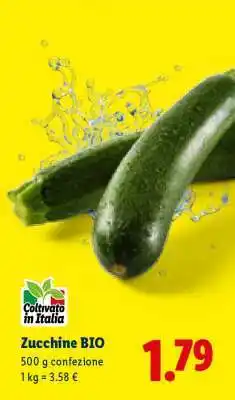 Lidl ZUCCHINE BIO offerta
