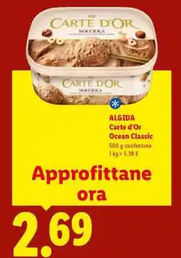 Lidl ALGIDA Carte d’Or Ocean Classic offerta
