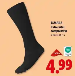 Lidl ESMARA Calze vital compressive offerta