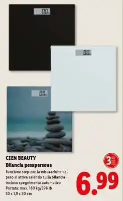 Lidl Cien Beauty Bilancia pesapersone offerta