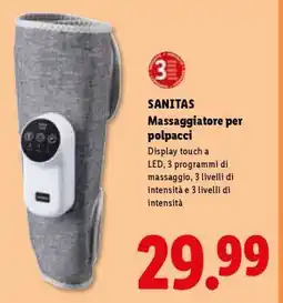 Lidl SANITAS Massaggiatore per polpacci offerta