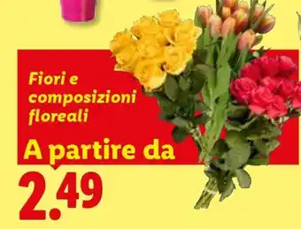Lidl Fiori e composizioni floreali offerta