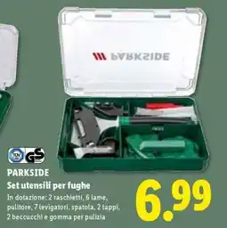 Lidl PARKSIDE Set utensili per fughe offerta