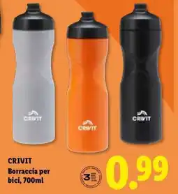 Lidl CRIVIT Borraccia per bici, 700ml offerta