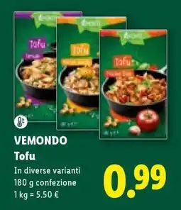 Lidl Vemondo Tofu offerta