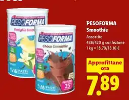 Lidl Pesoforma Smoothie offerta