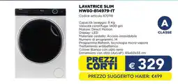 Esselunga LAVATRICE SLIM HW80-B14979-IT offerta