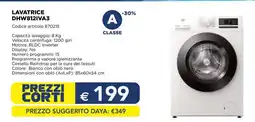Esselunga LAVATRICE DHW812IVA3 offerta