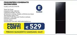 Esselunga FRIGORIFERO COMBINATO RB33B612EBN offerta