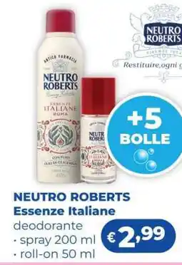 Acqua & Sapone NEUTRO ROBERTS ESSENZE ITALIANE offerta