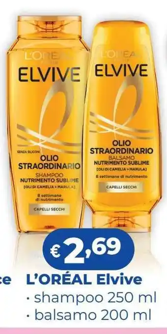 Acqua & Sapone L'OREAL ELVIVE offerta