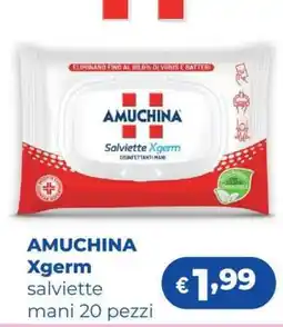 Acqua & Sapone AMUCHINA Xgerm salviette mani 20 pezzi offerta