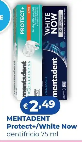 Acqua & Sapone MENTADENT Protect+/White Now offerta
