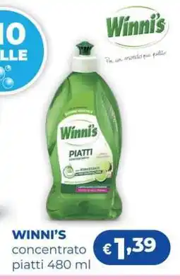 Acqua & Sapone WINNI’S concentrato piatti 480 ml offerta