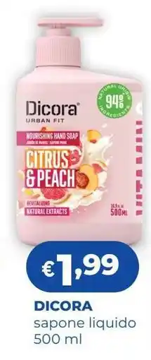 Acqua & Sapone DICORA sapone liquido 500 ml offerta