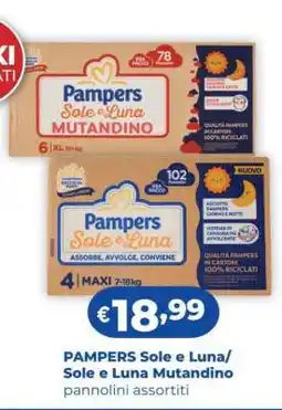 Acqua & Sapone PAMPERS Sole e Luna/Sole e Luna Mutandino offerta