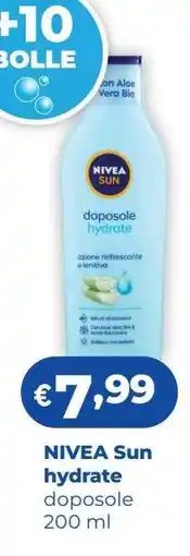 Acqua & Sapone NIVEA Sun hydrate doposole offerta