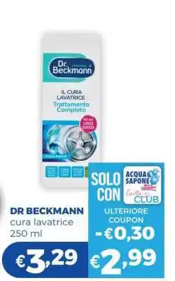 Acqua & Sapone DR BECKMANN cura lavatrice offerta