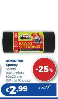 Acqua & Sapone DOMOPAK Spazzy offerta