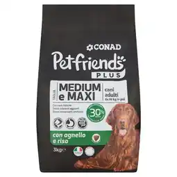 Spazio Conad CROCCANTINI CONAT PETFRIENDS PLUS offerta