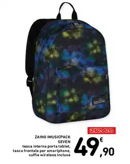 Spazio Conad ZAINO IMUSICPACK SEVEN offerta