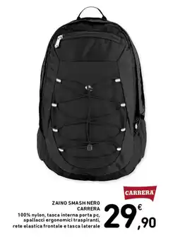 Spazio Conad ZAINO SMASH NERO CARRERA offerta