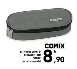 Spazio Conad BUSTINA OVALE MONOCOLOR COMIX offerta