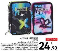 Spazio Conad ASTUCCIO 3 CERNIERE SEVEN offerta