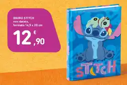 Spazio Conad Diario stitch non datato offerta