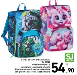 Spazio Conad ZAINO ESTENSIBILE CUCCIOLI SJ GANG offerta
