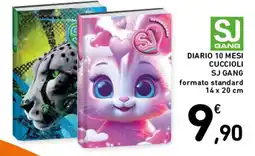 Spazio Conad Diario 10 Mesi Cuccioli SJ Gang offerta