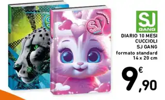 Diario 10 Mesi Cuccioli SJ Gang