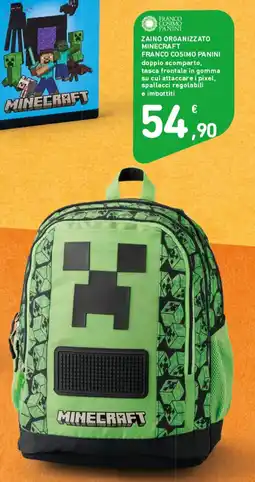 Spazio Conad Zaino organizzato minecraft franco cosimo panini offerta