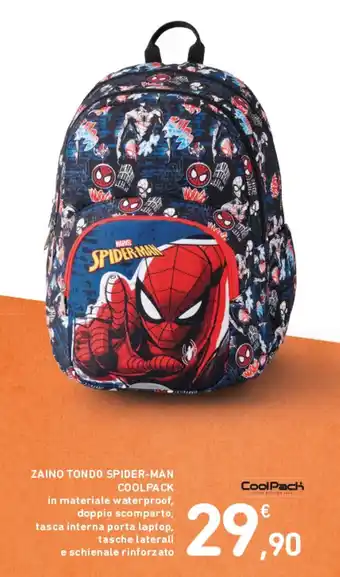 ZAINO TONDO SPIDER-MAN COOLPACK
