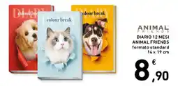 Spazio Conad DIARIO 12 MESI ANIMAL FRIENDS offerta